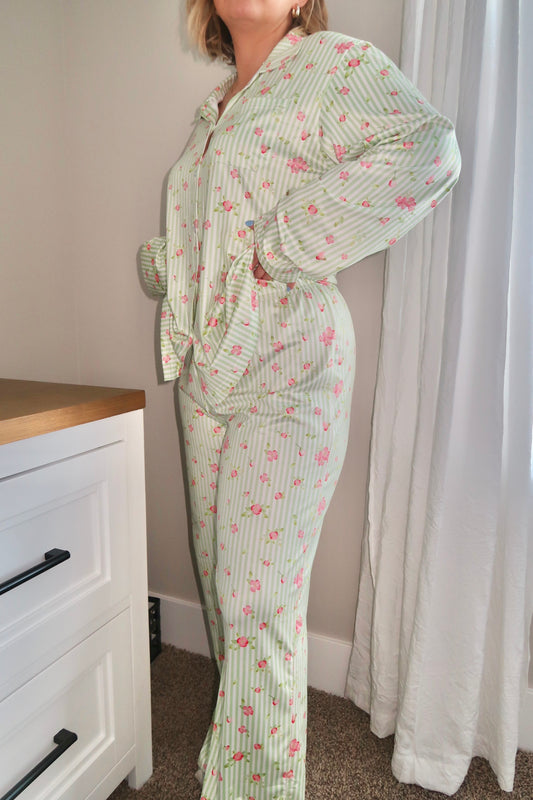 Ivy Blossom Pajama Set
